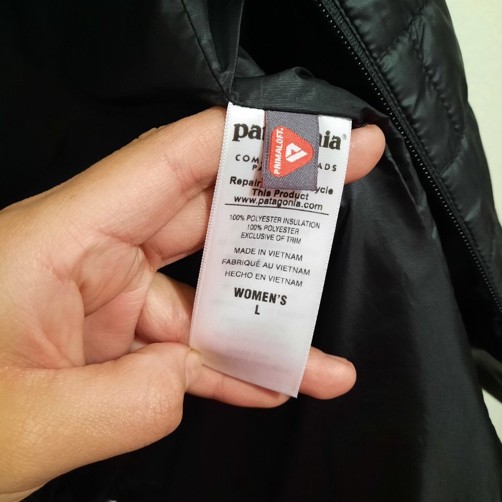 Black Patagonia Nano Puff Vest With Jack Daniels - Picture 6 of 9